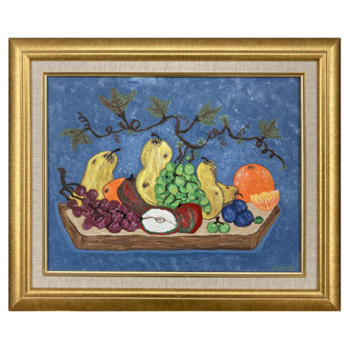 Claude Gianolla eleve de Picasso plateau de fruits