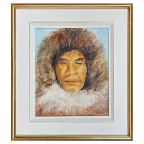 Portrait Inuit Suttoir homme nordique esquimau