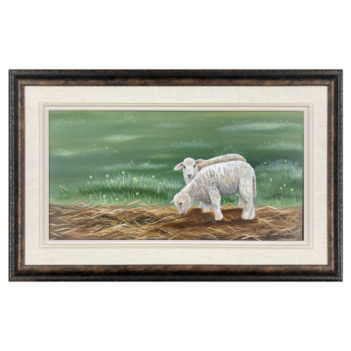 L. Martin, artiste peintre, des moutons