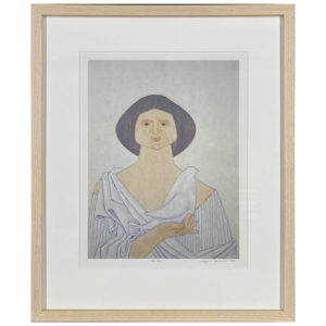 La paix Jacques Barbeau artiste peintre Sherbrookois portrait femme colombe