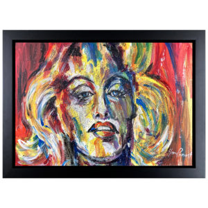 Portrait de femme Yvon Provost artiste peintre quebecois
