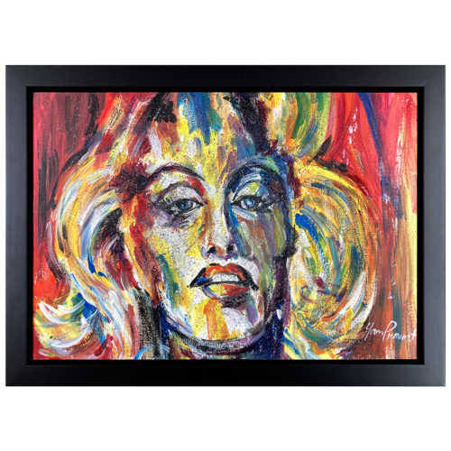Portrait de femme - Yvon Provost artiste peintre québécois