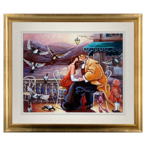 Mon lapin Lise Lacaille artiste peintre baisee couple balustrade restaurant enfant oiseau