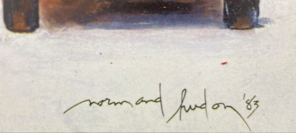 Normand Hudon - peintre québécois - Leur plus beau temps