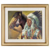 R. Peltier, artiste peintre, L'Indien et son cheval