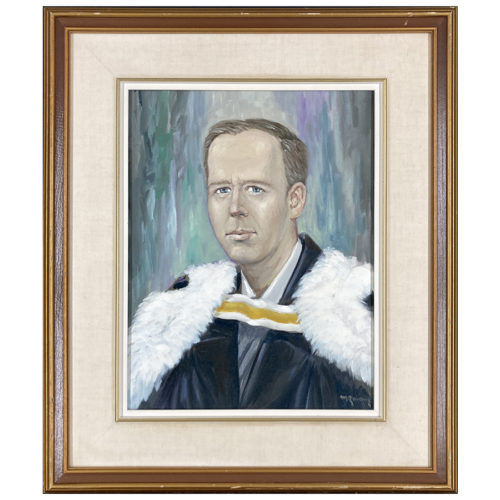 St. J. T. Coll Ravary peintre portrait homme militaire officier reconnaissance