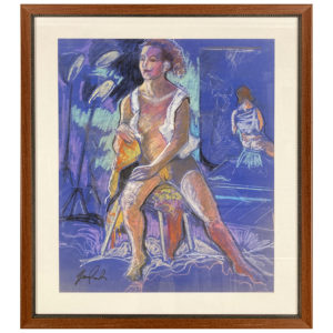 Tristesse portrait de femme par Yvon Provost artiste peintre quebecois nudite studio photo