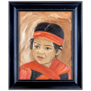 indien ninja asiatique jeune homme femme foulard bandeau