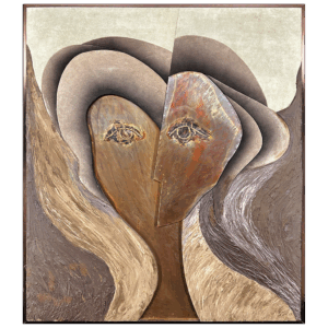 Visage de femme 3D